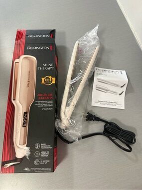 Remington Shine Therapy 2” Flat Iron – Argan Oil & Keratin